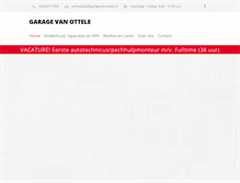 Tablet Screenshot of garagevanottele.nl